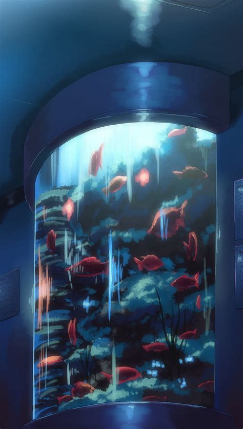 064 Anime Aquarium Fish Hd Phone Wallpaper Peakpx