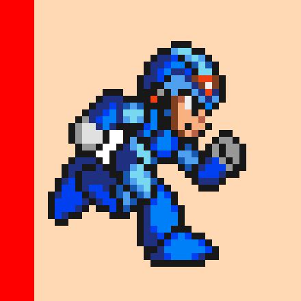 Mega Man Run Sprite Animation Weasyl
