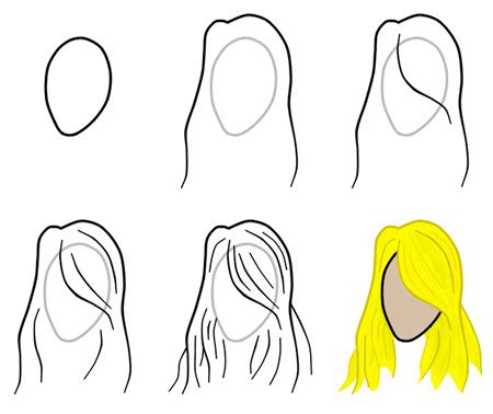 Part 3 drawing hair from a back view tutorial. How to draw hair