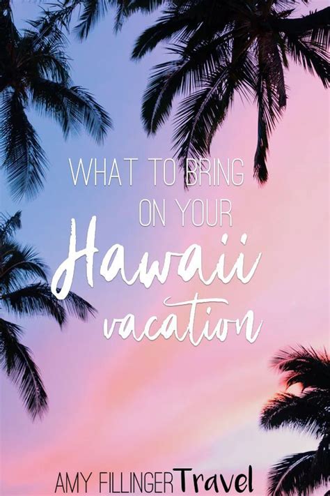 What To Pack For Hawaii Ultimate Hawaii Packing List Travel