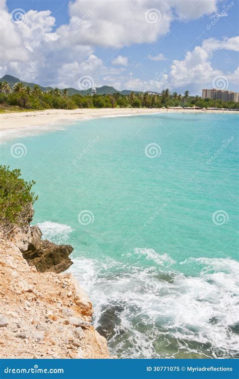 Cupecoy Beach Stock Image Image Of Sand Holiday Scenic 30771075