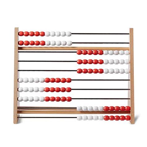 Hand2mind 100 Bead Wooden Rekenrek Abacus Colored Abacus For Kids Math