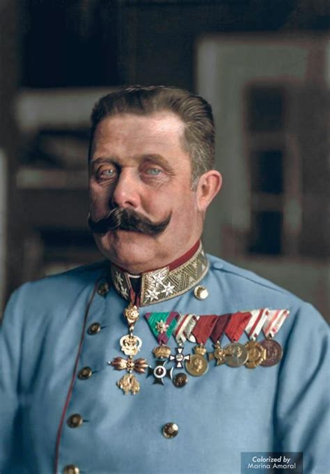 Marinas Colourised Version Of The Portrait Of Archduke Ferdinand Was