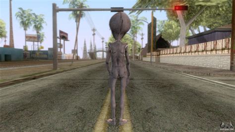 The Hum Abductions Grey Alien Skin For Gta San Andreas