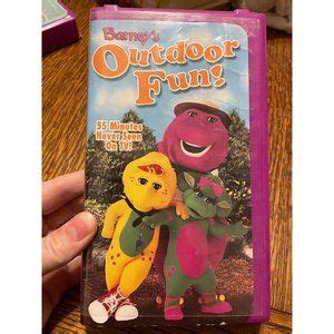 Barney Home Video Other Barneys Outdoor Fun Vhs Minutes Never Seen On Tv Poshmark