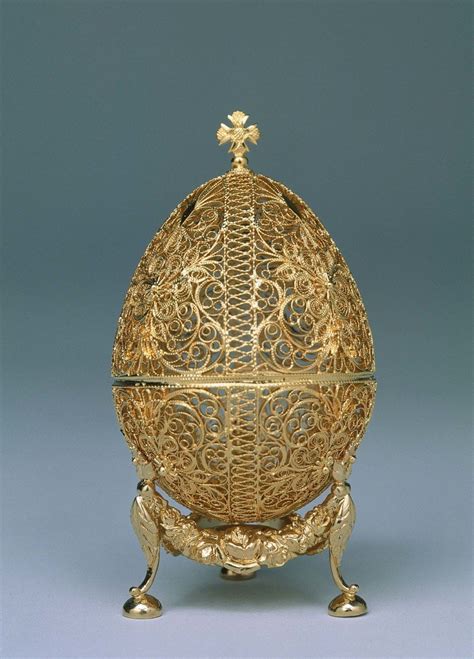 386627 01 A Faberge Egg From The Kremlin Museum Collection In Moscow