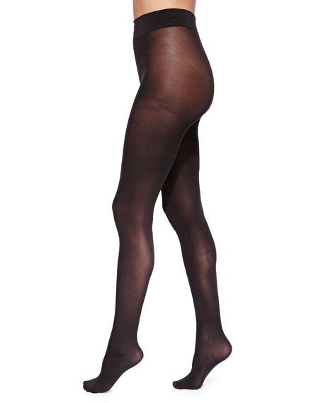 Wolford Pure Basic Opaque Tights Black Bergdorf Goodman