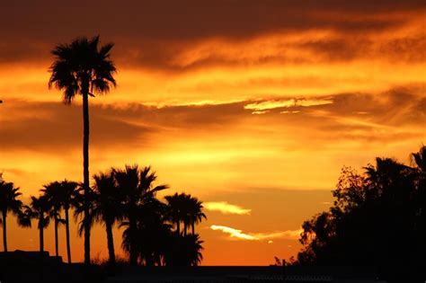 Sunset Near Mesa Az~taken By Cherie Robinson Beautiful Sunset