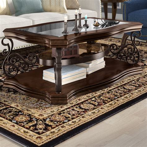 Rated 4.5 out of 5 stars 2547 total votes. Astoria Grand Bearup Floor Shelf Coffee Table with Storage ...