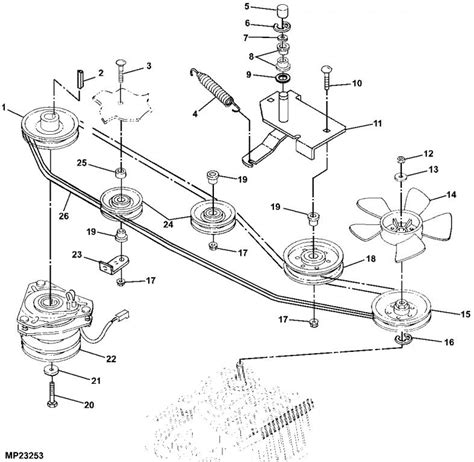 John Deere La140 Belt Diagram Alternator