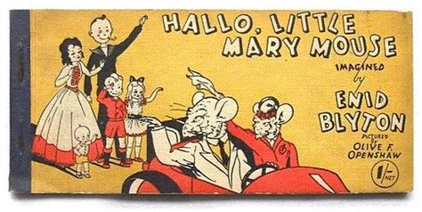 Hallo Little Mary Mouse Mary Mouse No4 By Blyton Enid Vg Soft