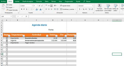 Cómo Hacer Una Agenda Diaria En Microsoft Excel Paso A Paso Mira