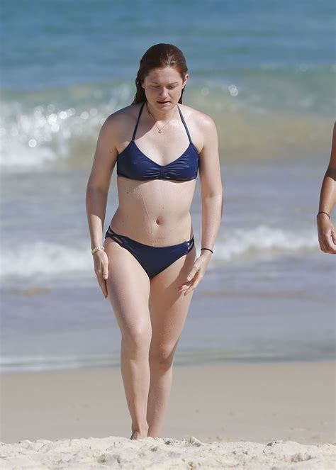 Bonnie Wright In A Bikini Bondie Beach In Sydney April 2019 • Celebmafia