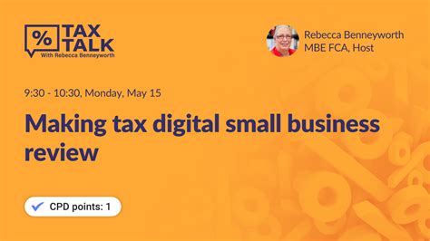 Making Tax Digital Small Business Review Accountingweb