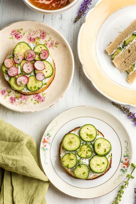 Cucumber Sandwiches With Dill Cream Cheese Neighborfood