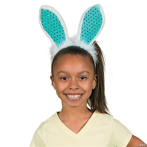 Sequin Easter Bunny Ears Headbands