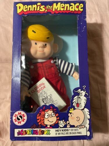 Dennis The Menace Doll 8221 13 Mighty Star Vinyl Plush New In Open Box