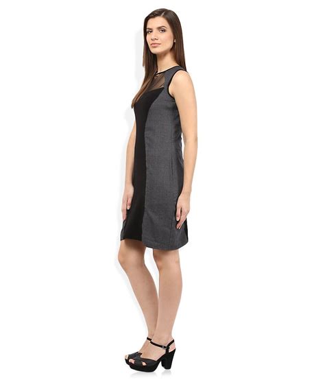 And Gray Sleeveless Round Neck Dresses Buy And Gray Sleeveless Round Neck Dresses Online At
