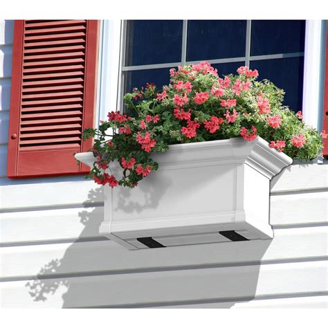 Check spelling or type a new query. Mayne Yorkshire 12 in. x 24 in. Vinyl Window Box-4822W ...