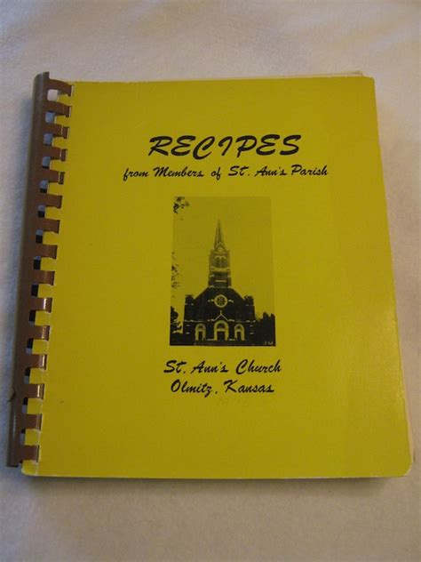 Vintage Church Cookbook Recipes Of St Anns By Savedbydanell