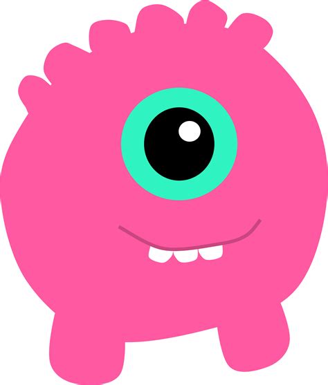 Clipart Pink Monster Monster Clipart Monster Quilt Monster Craft