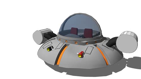 Spaceship Rick And Morty 3d Warehouse