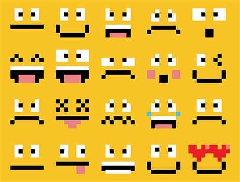 Pixelated Face Illustrations Royalty Free Vector Graphics And Clip Art