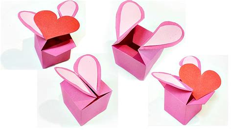 Heart Box Template Heart T Box Box With Window Love T Box 755