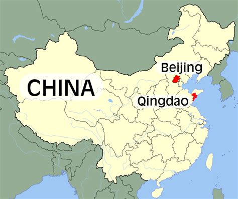City Map Of Qingdao China 88 World Maps