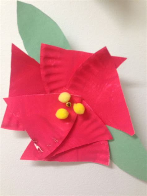 Poinsettia Craft Christmas Craftidea Poinsettia Christmas Crafts