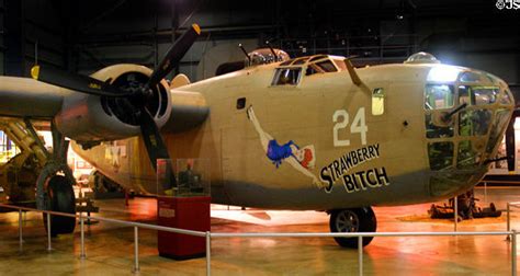 Consolidated B 24d Liberator Bomber At National Museum Of Usaf Dayton Oh