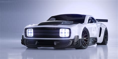 Muscle Car Concept Renderings On Behance