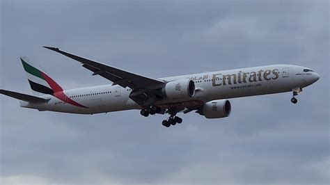 Emirates B777 300er Final On Approach At Harare Zimbabwe Youtube