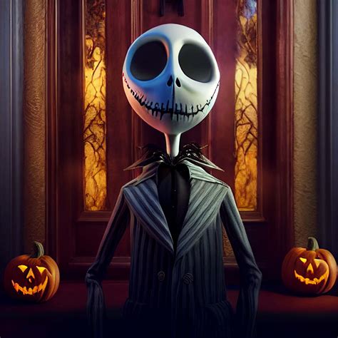 Download Jack Skellington The Pumpkin King From Halloween Town