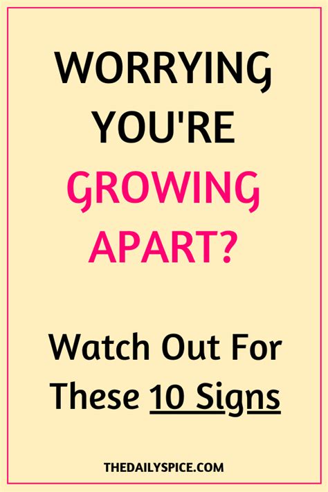 10 warning signs you are growing apart in your relationship growing apart relationship signs