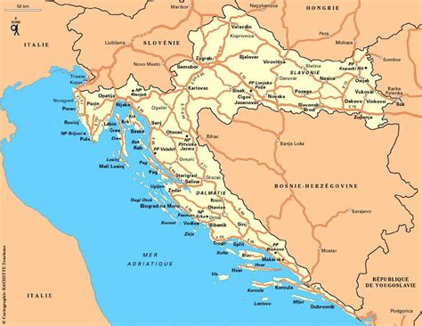 La Croatie Fait Elle Partie De L Europe - Carte de la Croatie - Cartes et informations sur la Croatie