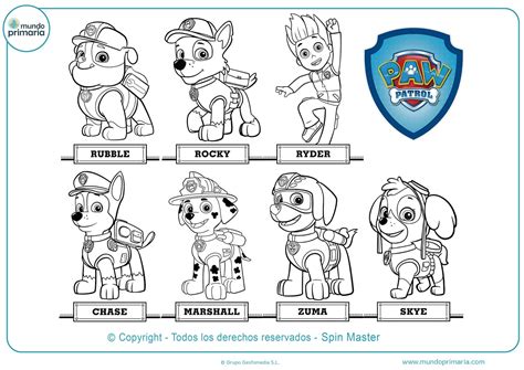 Compartir más de 85 patrulla canina dibujo para colorear vietkidsiq