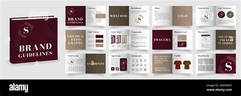 Brand Guidelines Template Multicolor Logo Guideline Template Brand