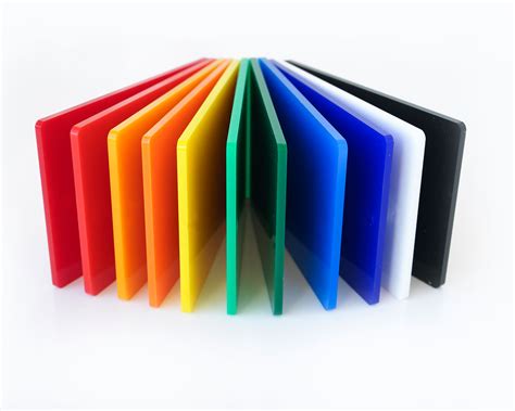 Acrylic Colored Coloured Acrylic Sheets Sabin Plastic