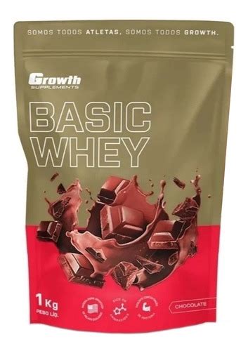 Whey Protein Growth Basic Whey 1kg Growth Supplements Mercadolivre