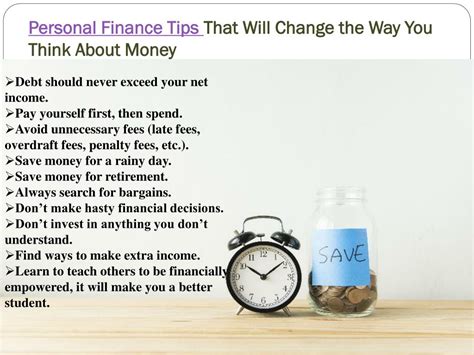 Ppt Personal Financial Management Tips Powerpoint Presentation Free