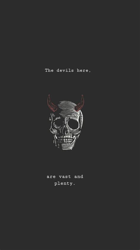 Download Emo Aesthetic Devil Skull Wallpaper