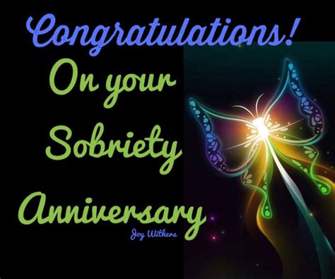 Pin By Joy Withers On Recovery Congratulations Sobriety Anniversary