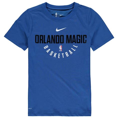 Orlando Magic Nike Youth Elite Practice Performance T Shirt Blue