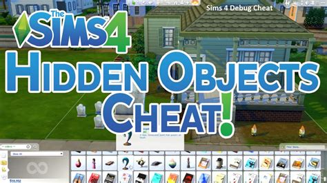 Sims 4 Debug Cheat (Show Hidden Objects) - Buydebug - 2021