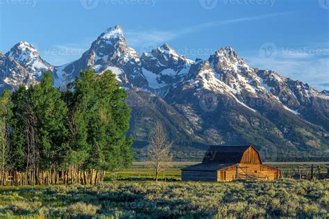 Grand Teton Mountains Wyoming 1328017 Stock Photo At Vecteezy