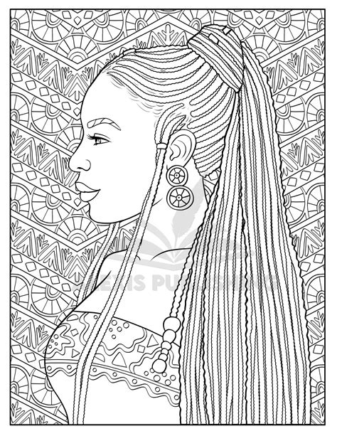 African Woman Coloring Sheet Adult Coloring Page Beautiful Original My Xxx Hot Girl
