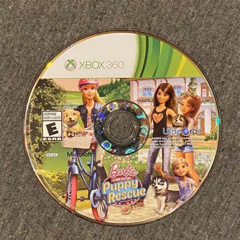 Barbie And Her Sisters Puppy Rescue Microsoft Xbox 360 Game Disc Only Ebay
