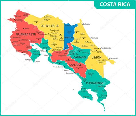 El Mapa De Costa Rica