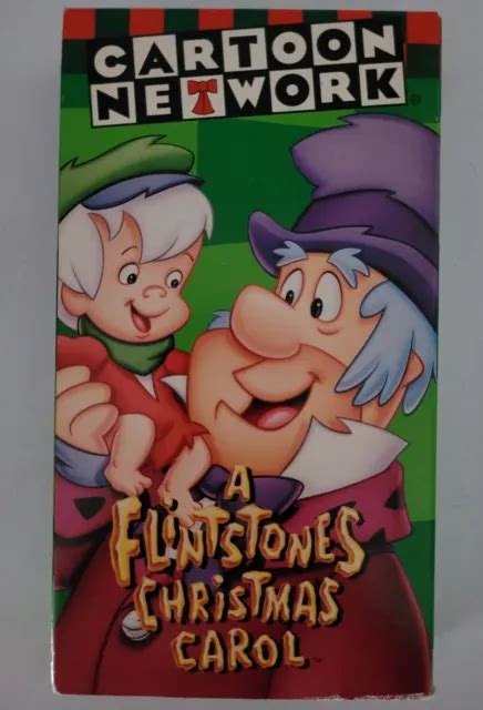 Rare Vintage A Flintstones Christmas Carol Vhs 1996 Cartoon Network